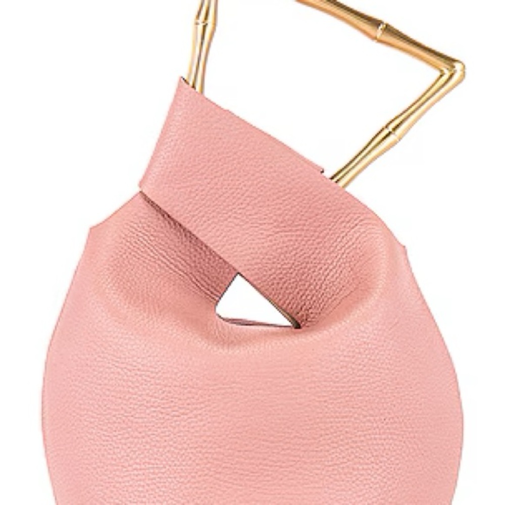 NWT Cult Gaia Mini Astraea Tote in Dusty Pink - Picture 2 of 8